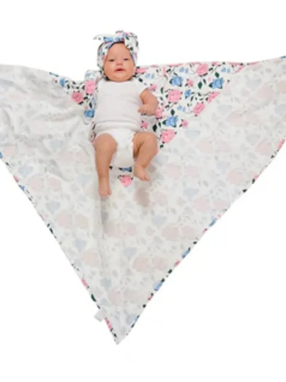 Norani Baby Geometric Print Black White Swaddle Wrap